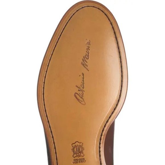 Antonio Maurizi Brown Leather Double Monk Strap Oxford main image 4
